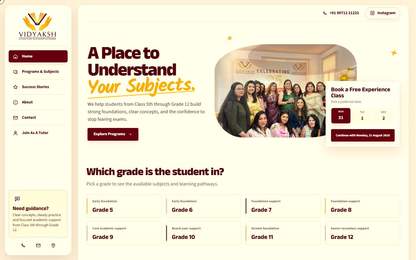 Vidyaksh homepage